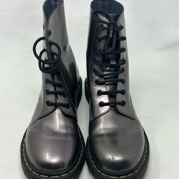 Dr. Martens Pascal Bronze Metallic Chroma Boots US 10 AirWair - Picture 2 of 16